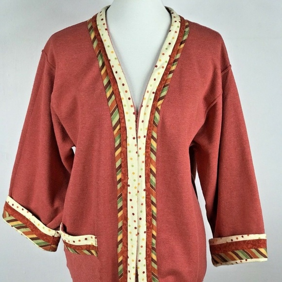 Twisted Sisters Open Front Cardigan Mixed Media - Picture 8 of 8